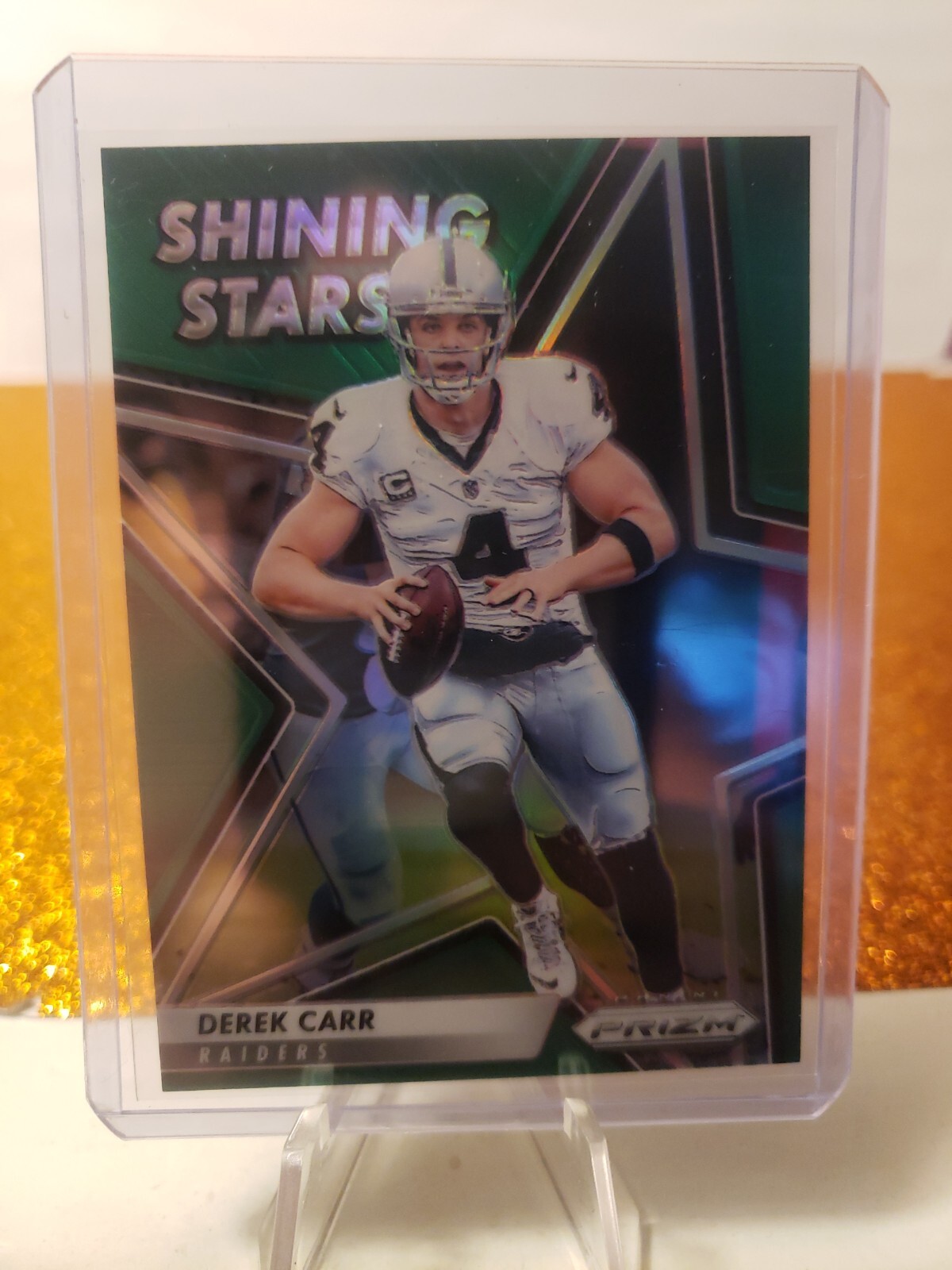 2016 Panini Prizm Shining Stars Prizms Green #24 Derek Carr RAIDERS - NM-MT