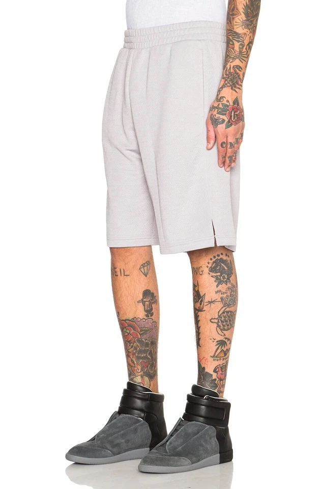 Pantalones Cortos de Baloncesto Alexander Wang Acolchados Jacquard - Piedra - S 134948 Foto 2 de 4