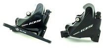 Shimano 105 BR-R7070 Disc Brake Flat Mount Front  Rear Calipers Set, 1 Pair