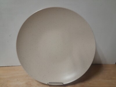 Dine By HD Designs Large Round Speckled Serving Platter Dish Bowl  13.25''