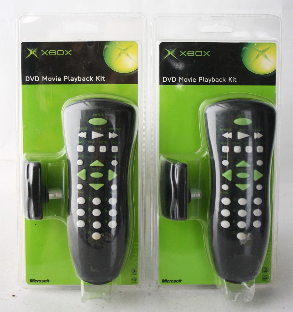 1X OFFICIAL MICROSOFT X-BOX DVD MOVIE PLAYBACK KIT REMOTE CONTROL