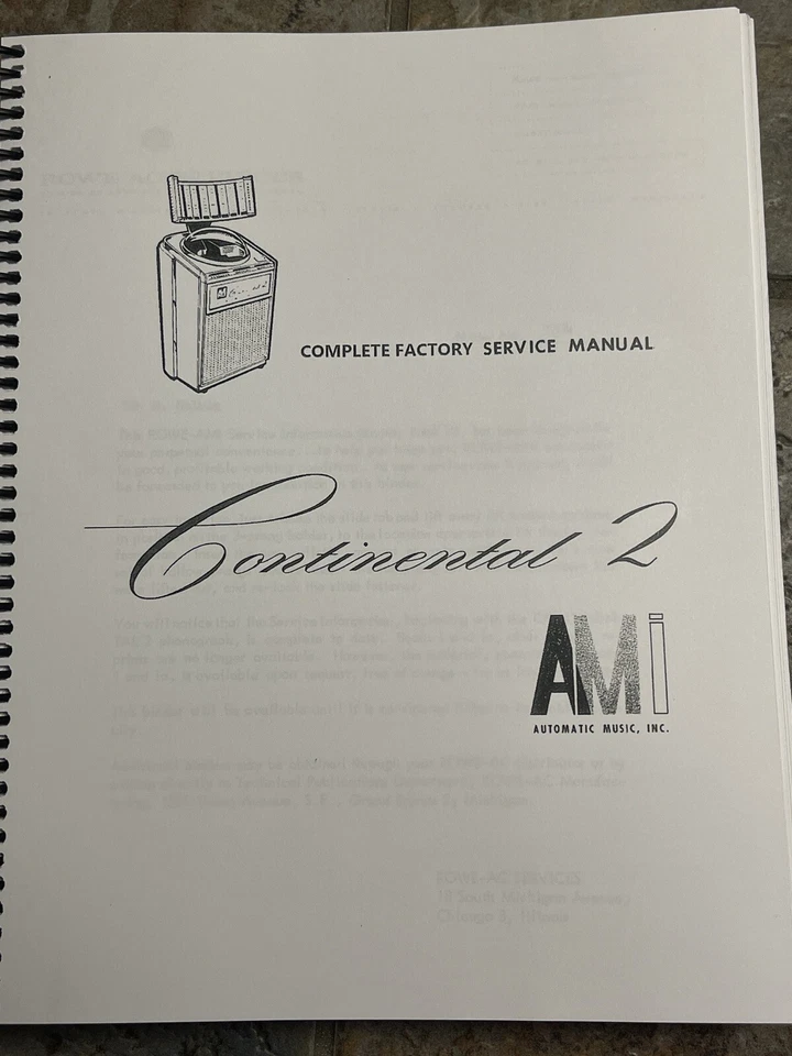 *NUEVO* 372 PÁGINAS AMi CONTINENTAL 2 MASTER MANUAL DE SERVICIO! Foto 2 de 4