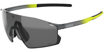 Bolle Icarus Volt Grey Acid Frost Shield Rimless Wrap Sunglasses