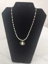 SILPADA Sterling Silver & Brass GO COASTAL Pearl Necklace~#N1894~RETIRED!