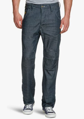 G-Star Raw 5620 3D Dimension Tapered W30 L34 Tumble Raw Blue Flint Denim Jeans