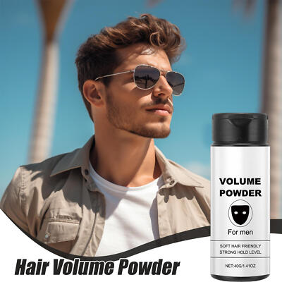 Styling Powder Volumizing Texturizing Mens Hair Powder Portable Hairstyle Clean