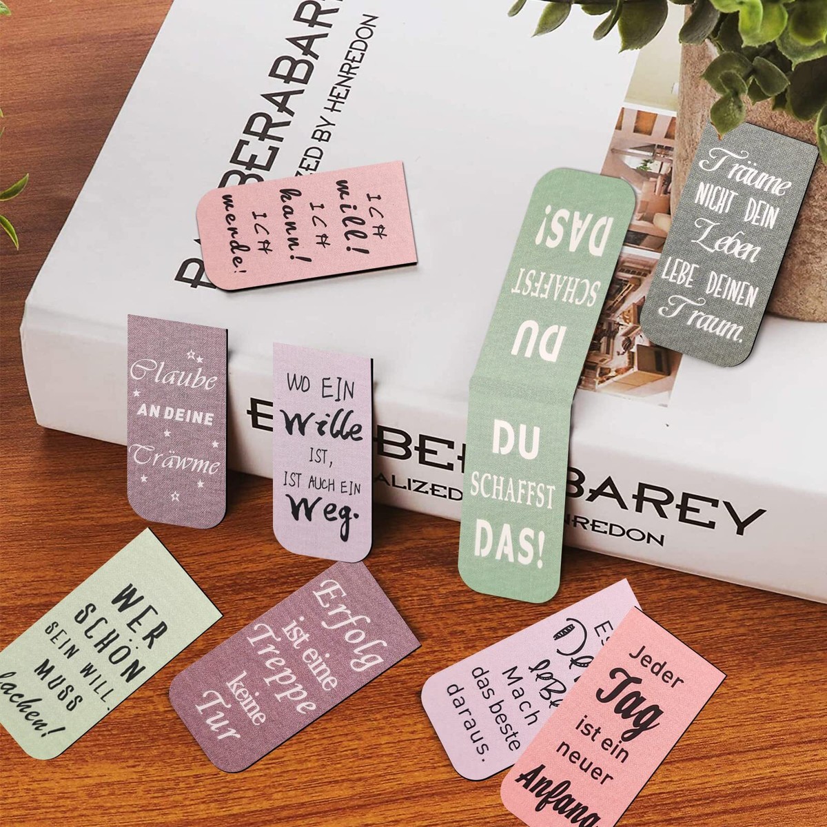 Lesezeichen Magnetisch, Personalisiert Lesezeichen, Produktbild-Vorschau 2