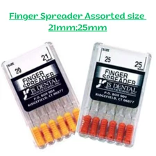 JS Dental Endo Finger Spreader 21/25mm,Root Canal Files Hand Use Assorted 6/Box
