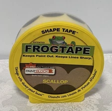 FrogTape Shape Tape SCALLOP Painters Design Decor DIY Paint • 25 yd Roll
