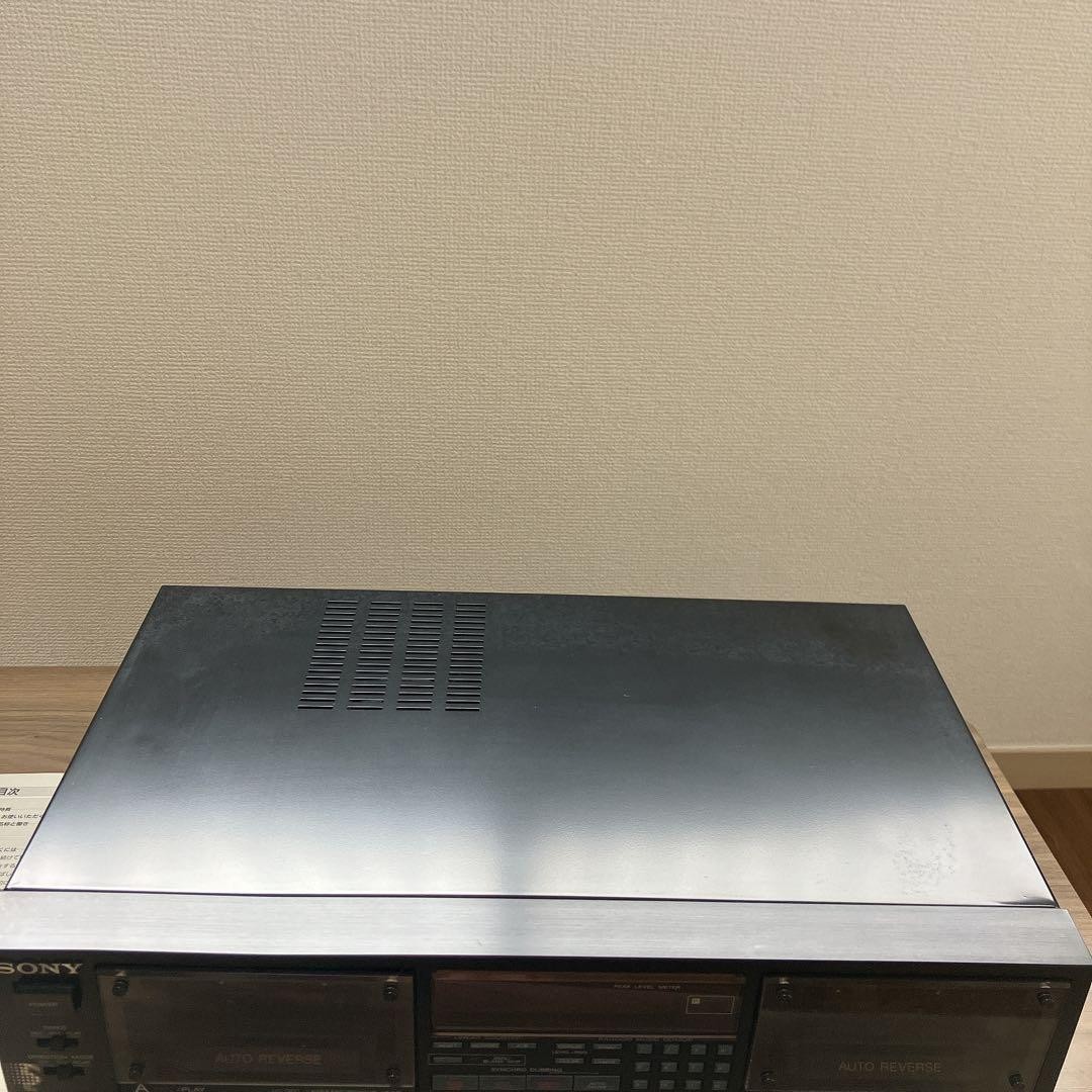 ☆ SONY ソニー ステレオダブルカセットデッキ TC-WR950 リモコン 取扱