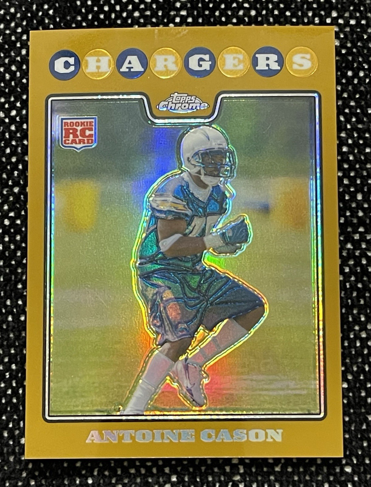 Antoine Cason Topps Chrome #TC265 Gold Refractor