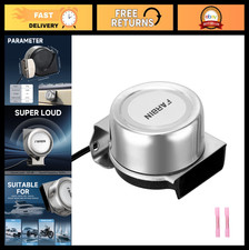 12V Waterproof Marine Horn 125dB Super Loud Stainless Steel for Cars, Boats, Mot