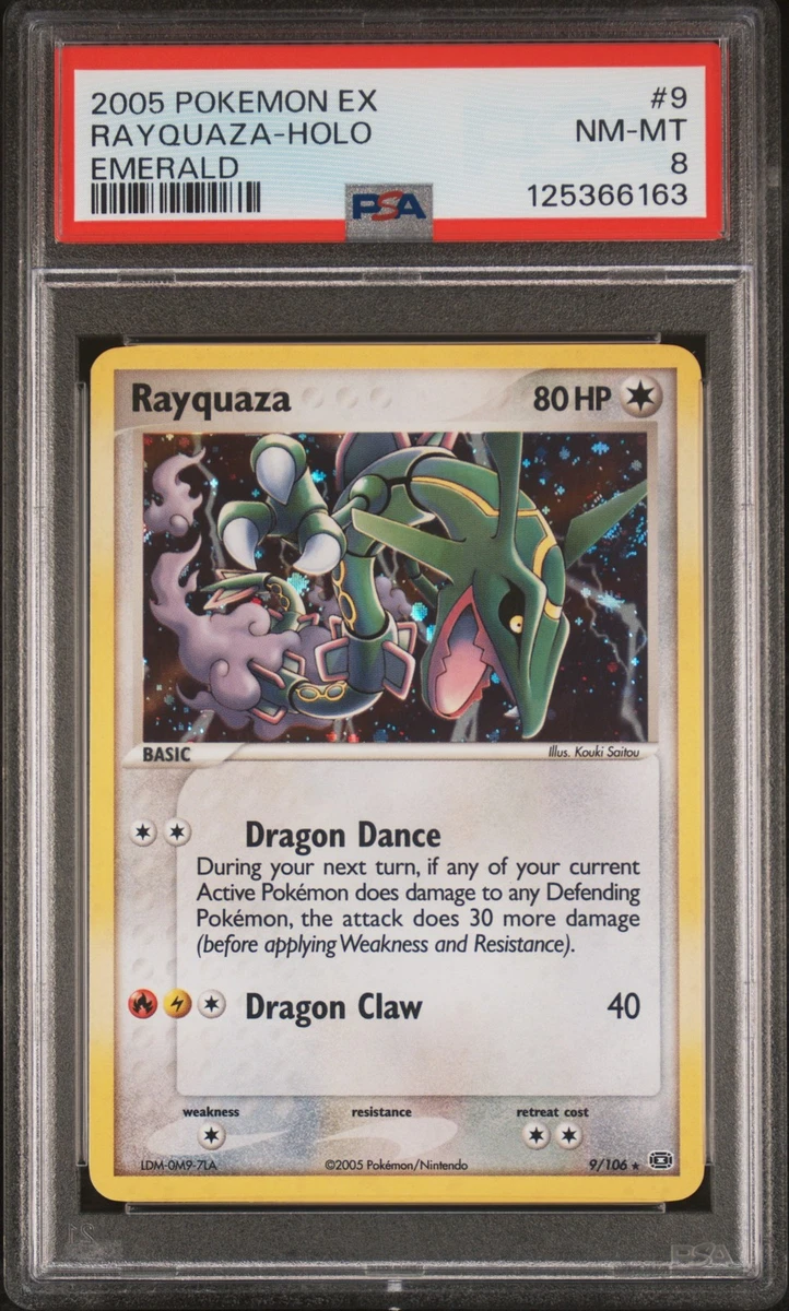 Rayquaza Pokémon TCG EX Emerald Individual Collectible Card Game