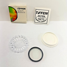 Tiffen 46mm UV Haze-1 Lens Filter 1986 Vintage Made In USA With Case