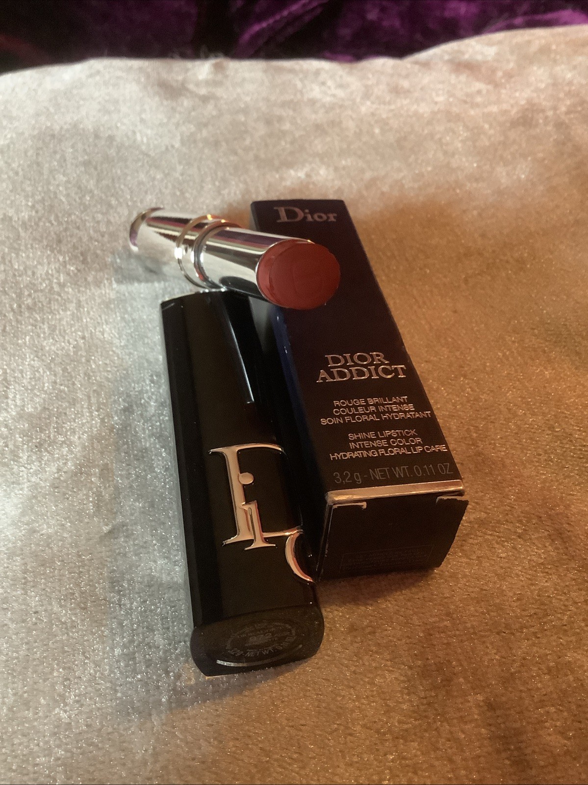 Dior Addict Rouge Shine Lipstick 972 Silhouette