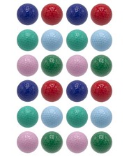 Infusion Miniature Golf Balls - Colored Mini Golf Balls Assortment 2 24PK 
