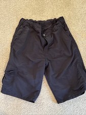Boys Wrangler Cargo Black Adjustable Shorts Pull Tab Size 18