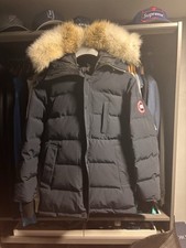 Canada Goose Carson Parka Coat Navy Size Small Excellent Condition