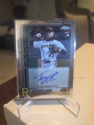 2025 Topps Chrome Update Tsung-Che Cheng  Rookie Auto Pirates 