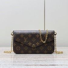 Louis Vuitton monogram canvas chain wallet