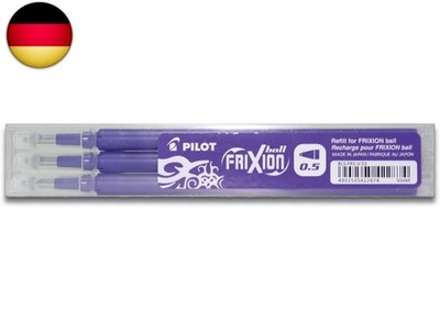 Pen 2276008F - Ersatzminen Frixion Clicker, Stärke: 0,5 mm, violett, 3 Stück
