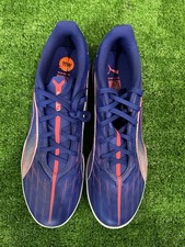 Men s PUMA Ultra 5 Turf Soccer Shoes Size 11 Blue White Lace Up NEW