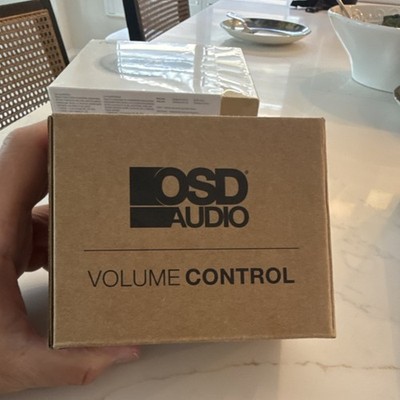 New OSD Audio VMS100 Impedance Matching Volume Control, White/Bone/Almond
