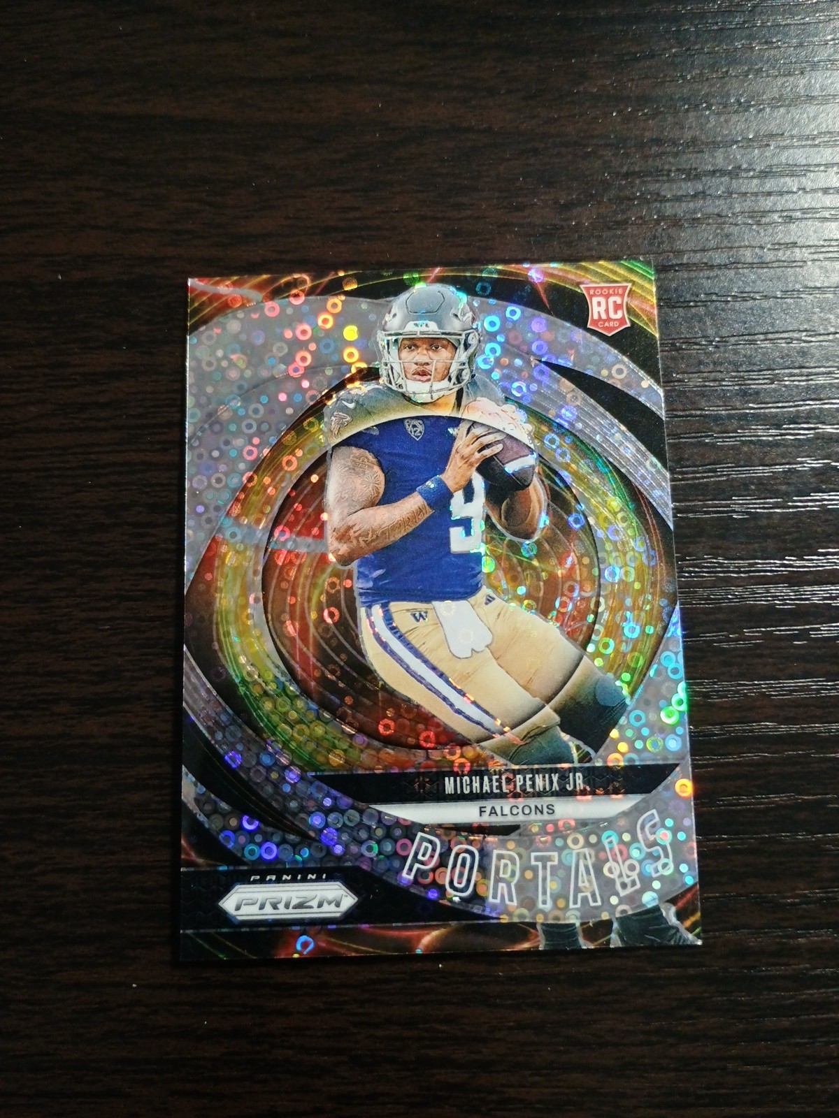 2024 Panini Prizm - Portals Michael Penix Jr. #6 No Huddle Prizm (RC)