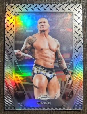 2026 Topps Chrome WWE Randy Orton #72 Diamond Plate Refractor RKO    