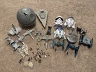 Lot VINTAGE Star Wars Micro Machines Action Fleet 1" Figures Galoob Death Star +