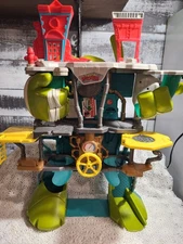 Imaginext Playskool TMNT Ninja Turtle Half Shell Hq 2016 Big Heroes Headquarters