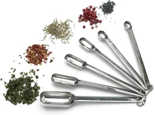 International Endurance Stainless Steel Spice Measuring Spoons, Set of 6