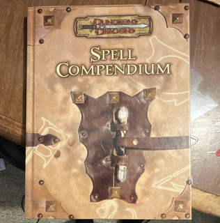 Dungeons & Dragons Spell Compendium Hardcover Book 2007 Age 17