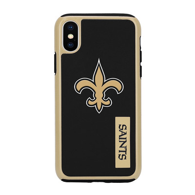 FOCO NFL New Orleans Saints Dual Hybrid Case for iPhone X & XS (5.8'')