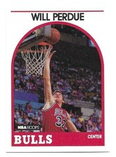 WILL PERDUE 1989-90 HOOPS ROOKIE CARD MINT CONDITION. rookie card picture