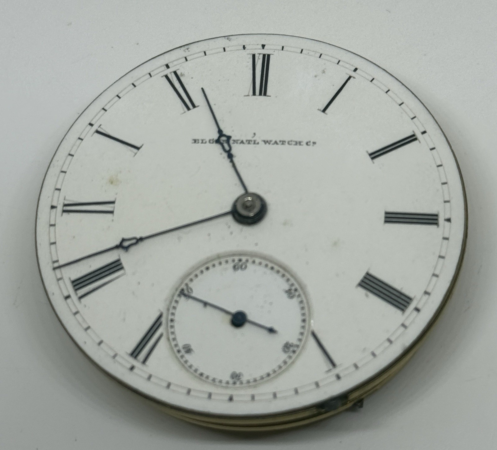 Elgin Pocket Watch Movement 18s 15 Jewels 1883 Runs but needs a Service