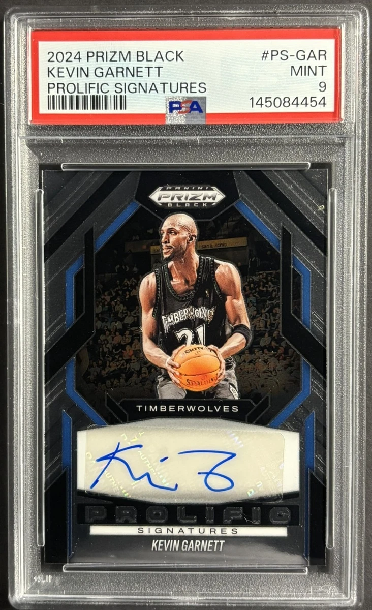 Kevin Garnett Professional Sports Authenticator (PSA) Basketball