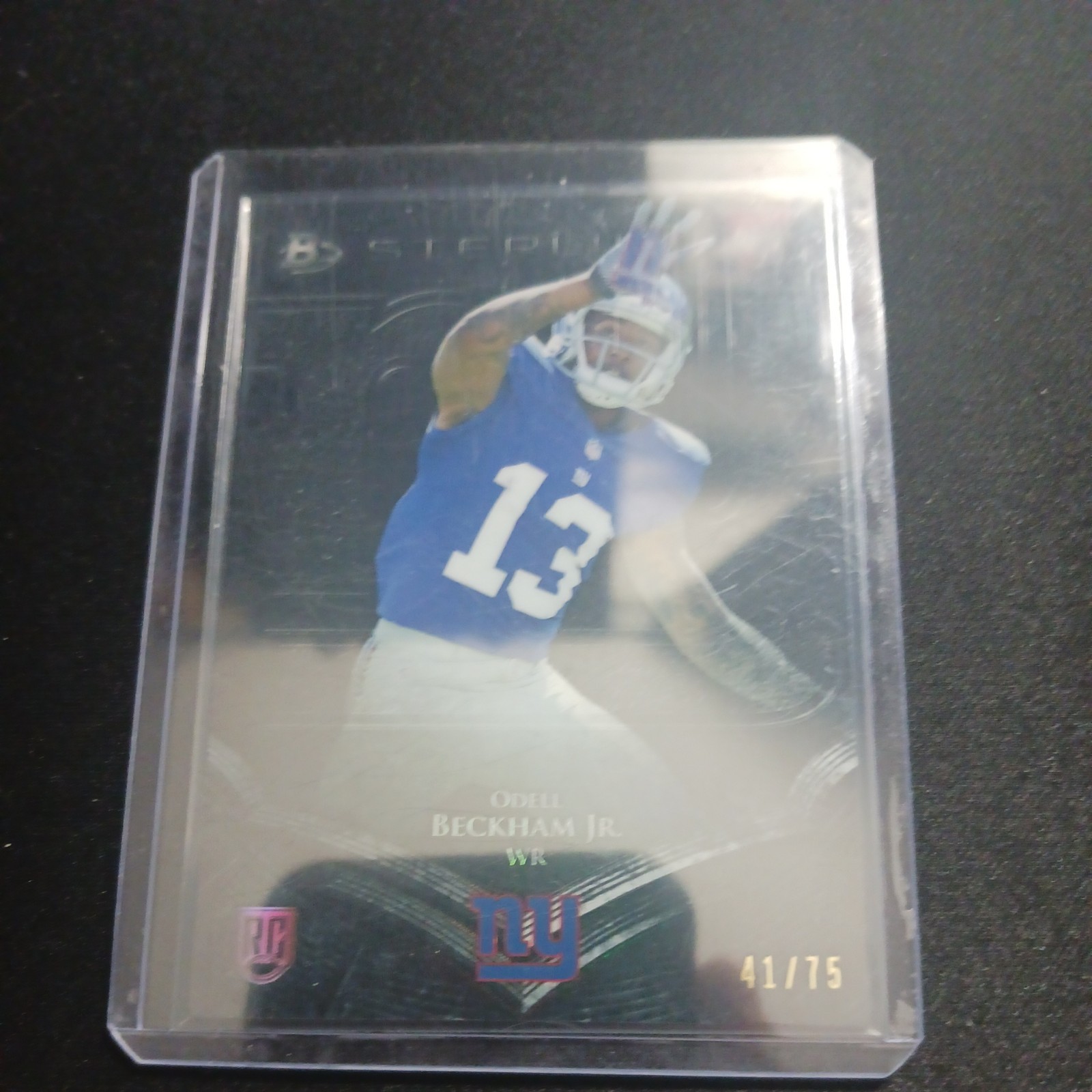 Odell Beckham Jr. Rookie Card - 2014 Bowman Sterling - Black Refractor /75