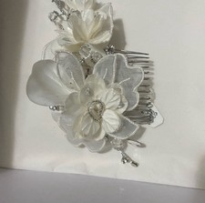 Bridal Hair Comb Pearl Crystal Headpiece Hair Clip Pin Wedding Accessories 4402