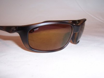 NEW COSTA DEL MAR BRINE II SUNGLASSES TORTOISE/GOLD 580P POLARIZED $185
