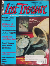 Lost Treasure Magazine - September 1992 Issue - Lost Roman Coins & Treasure