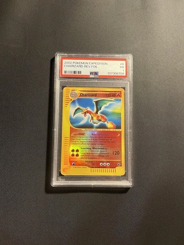 2002 Expedition Charizard 6/165 Reverse Holo PSA 1   - New Cert Pop 50