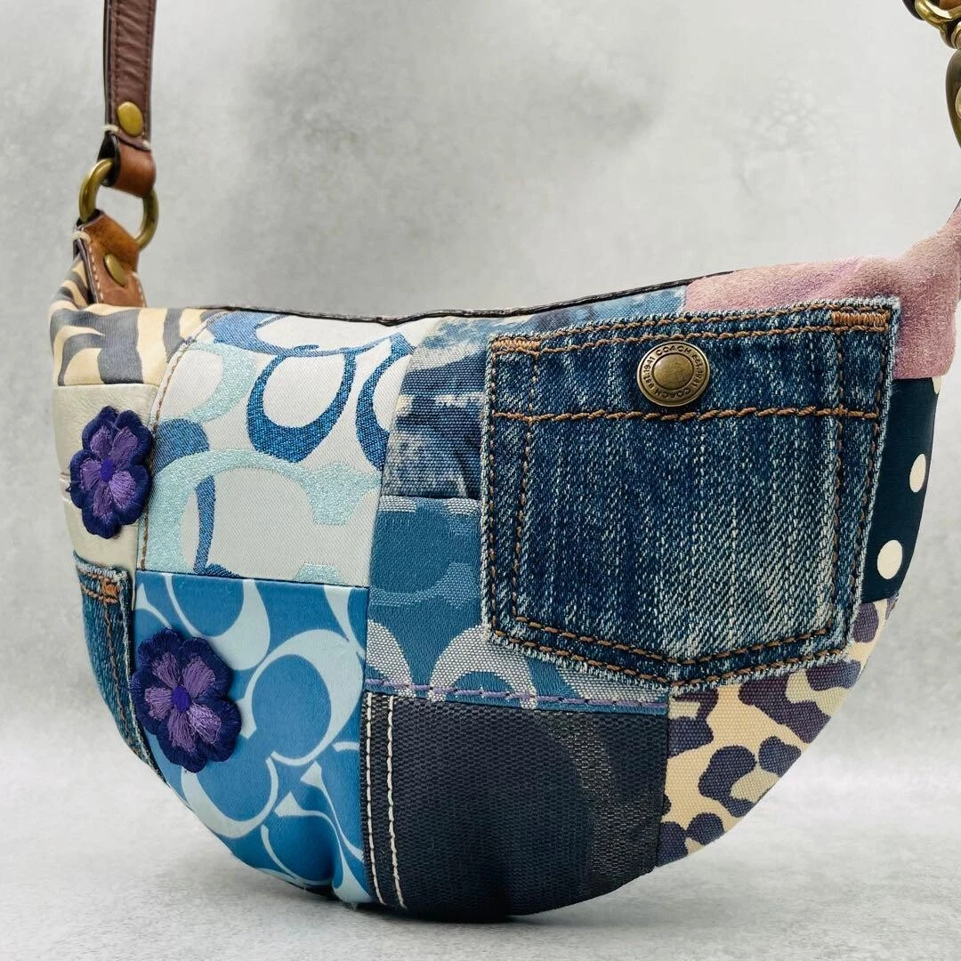 Coach Patchwork Denim Bags & Handbags for Women for sale | eBay