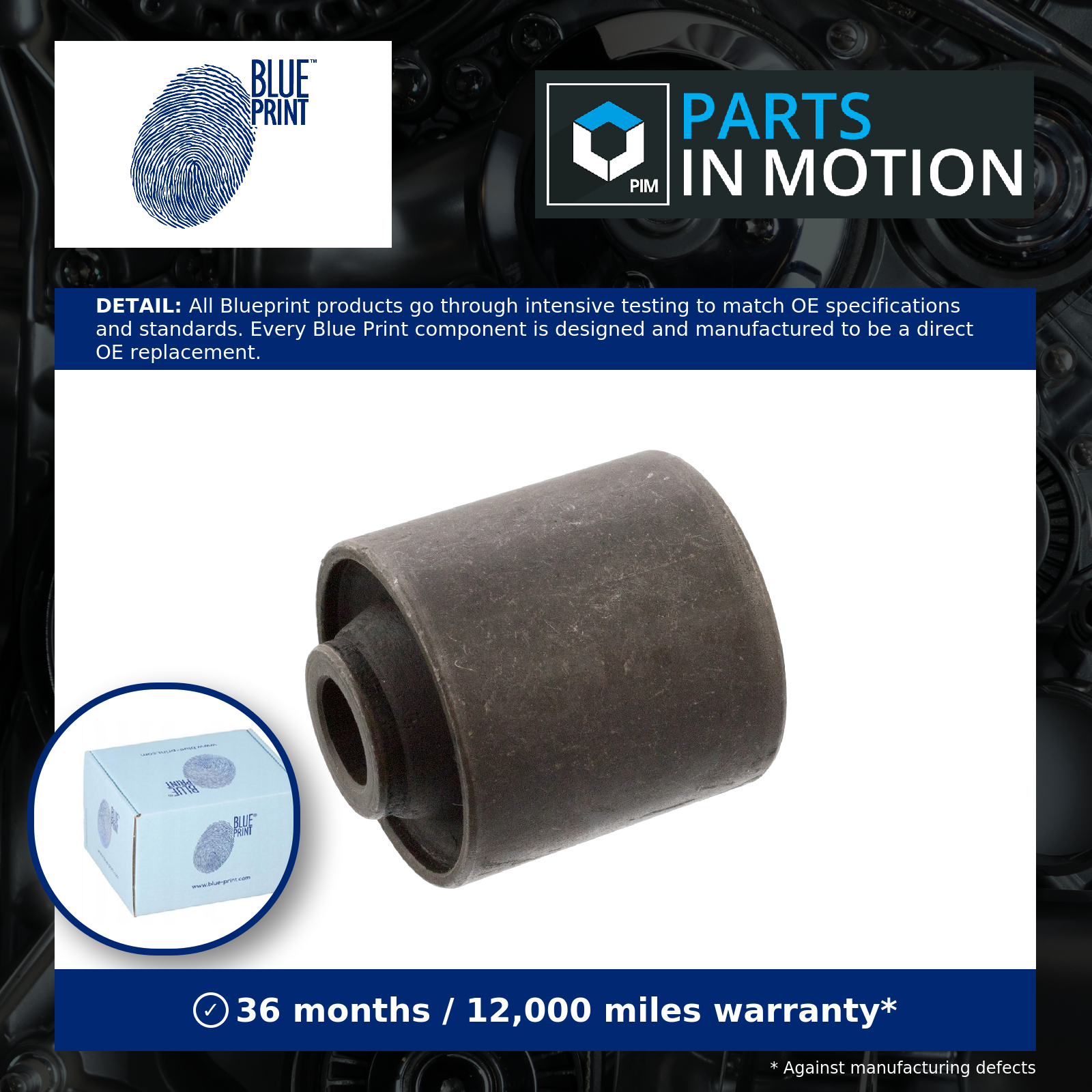 Wishbone / Control / Trailing Arm Bush fits HONDA CIVIC 1.5 87 to 98 Mounting
