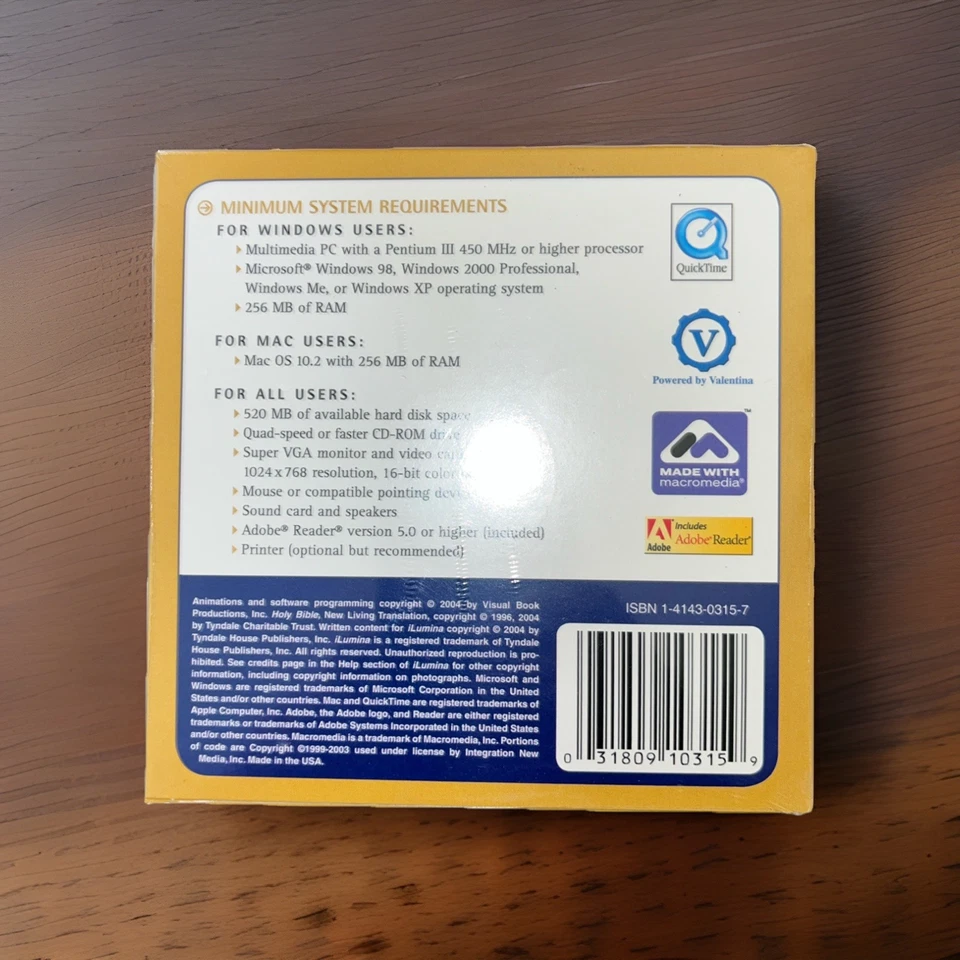 ILumina Gold Starter Ed. Live the Bible Animated Bible Software 2004 w1s2 1698 - Image 2 of 2