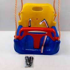 Ancheer Child Swing Seat with Safety Harness Multicoloured for Outdoor Play