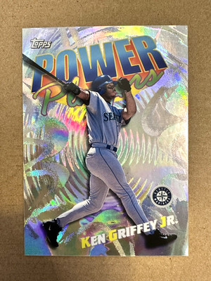 KEN GRIFFEY JR 1999 Topps POWER PLAYERS RAINBOW HOLO FOIL Insert #P2 NM