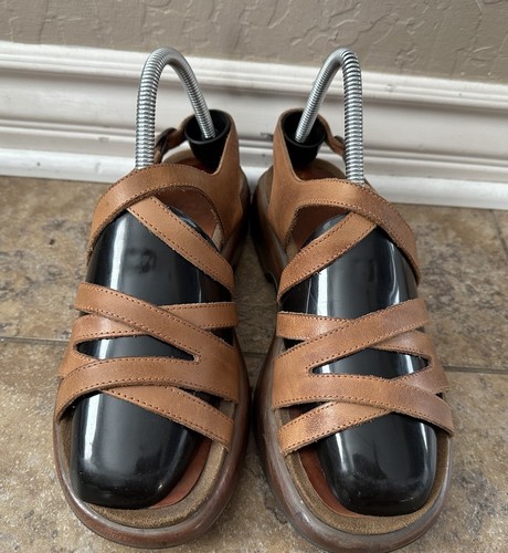 Sandali Dansko Lolita slingback fibbia cinturino pelle marrone taglia 38 - Foto 3 di 7