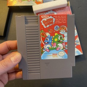 Bubble Bobble (Nintendo NES, 1988) Complete CIB Box Manual Tested Authentic 