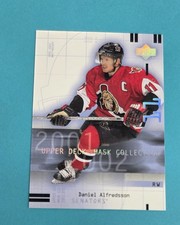 2001-02 Upper Deck Mask Collection #67 Daniel Alfredsson Senators HOCKEY Card 7E